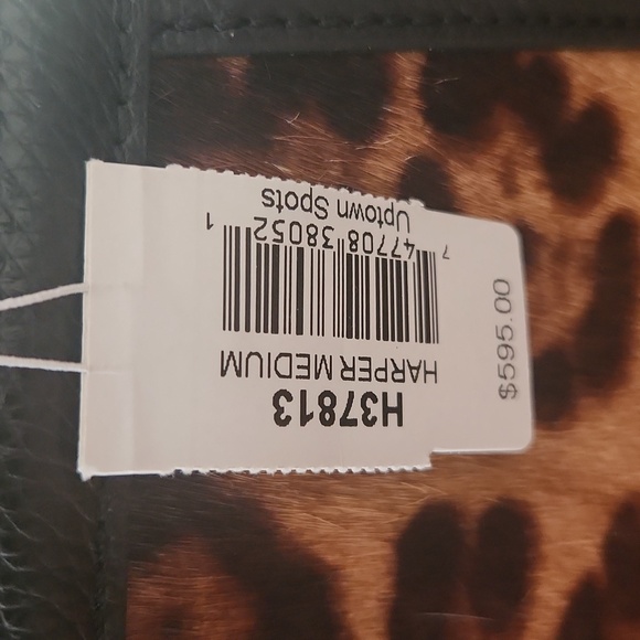 Brighton Uptown Spots - Harper Medium - Floral Embroidered Leopard Print Bag - Picture 6 of 6